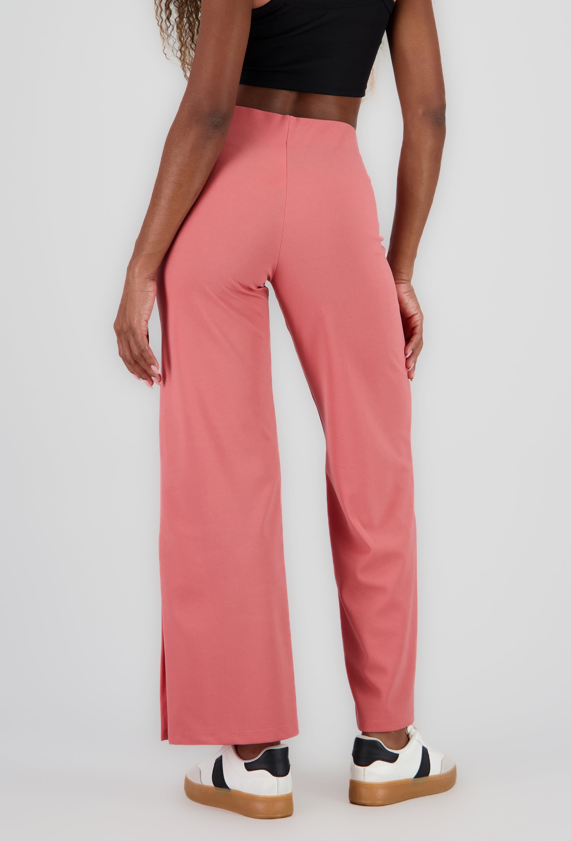 Pantalón Flared Costuras PALO DE ROSA