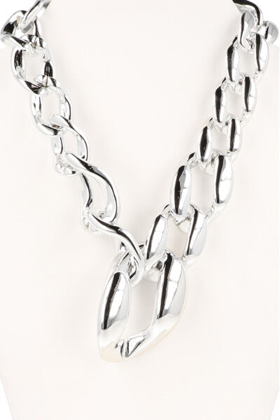 Collar Cadena Chunky PLATA