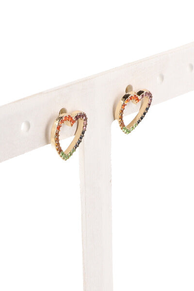 Brillite heart earrings GOLD