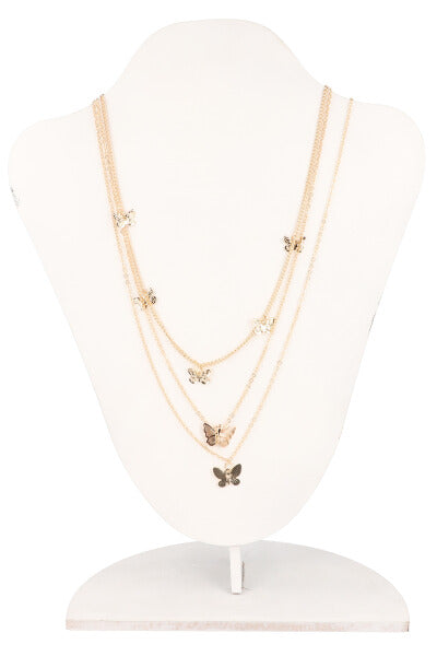 3P Collares Mariposa ORO