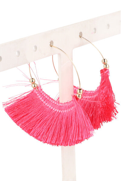 Arracadas Tassel Color FIUSHA