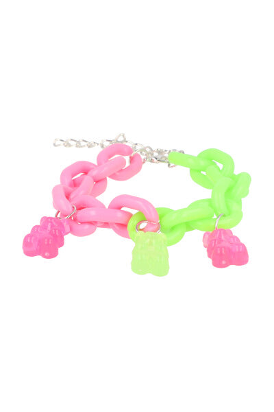 Bicolor chain bracelet Bears GREEN