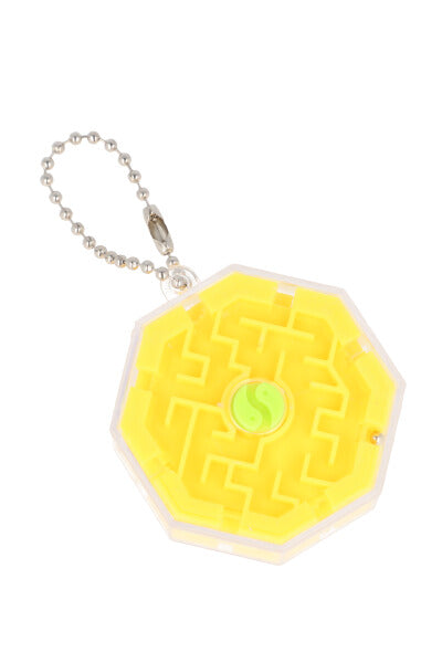 Labyrinth Game Keychain YELLOW