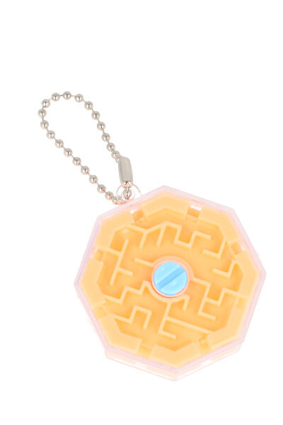 Labyrinth Game Keychain ORANGE