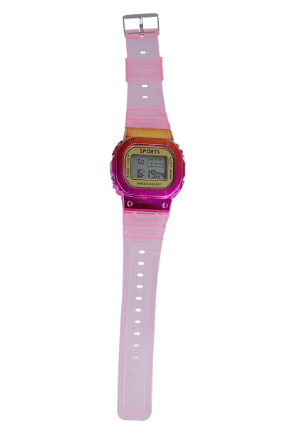 Retro digital clock PINK