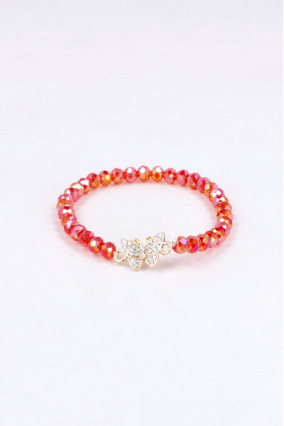 Beads Mariposa Brillboards Bracelet RED