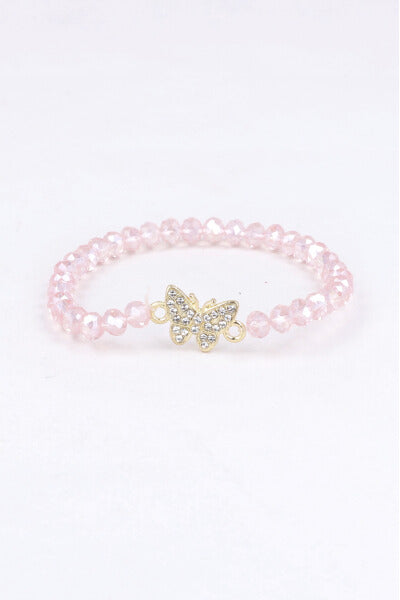 Beads Mariposa Brillboards Bracelet PINK