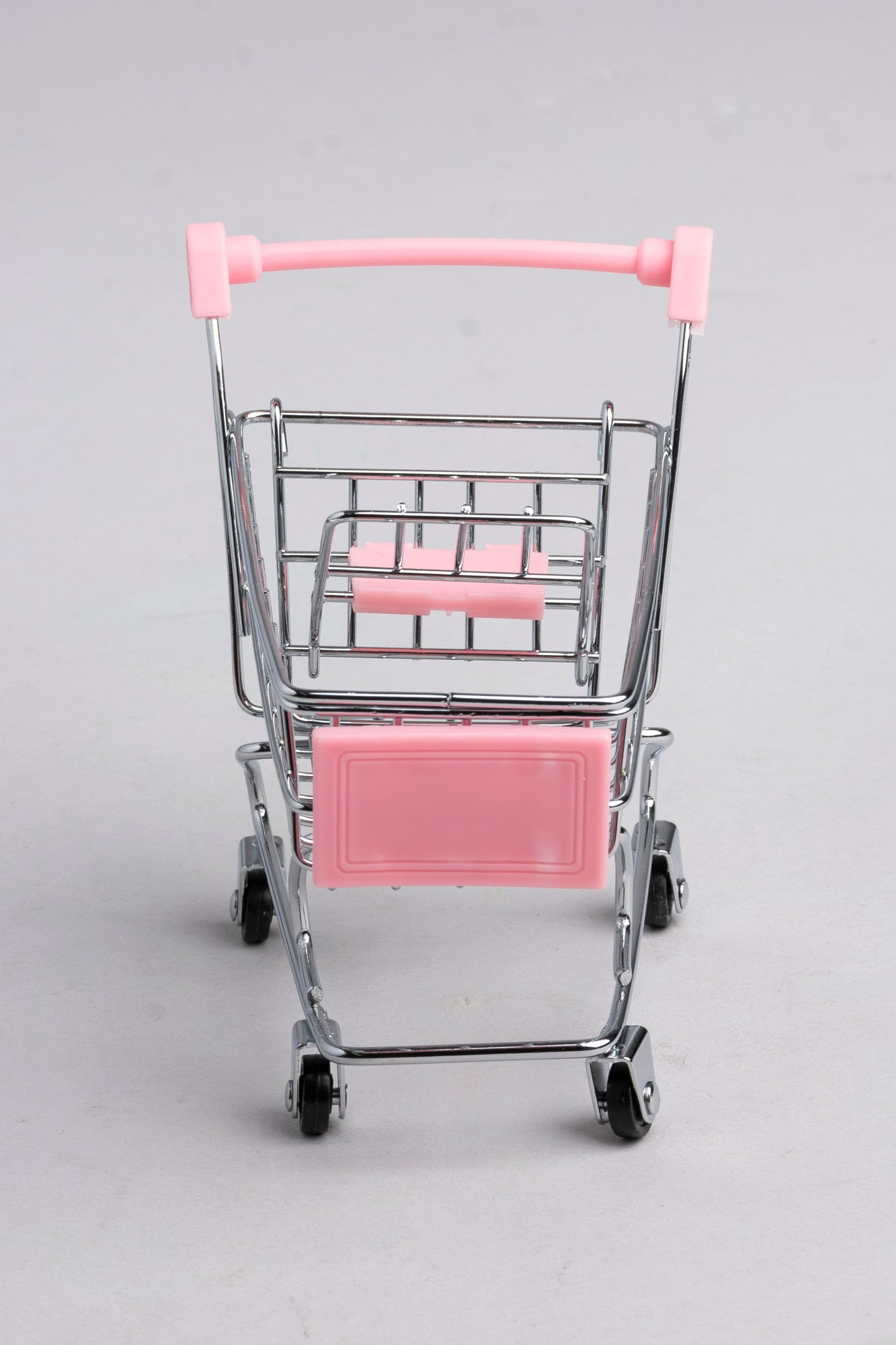 Mini Carrito Compras Decorativo ROSA