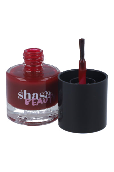 Esmalte Uñas Rojo Metálico  10 Ml ROJO QUEMADO