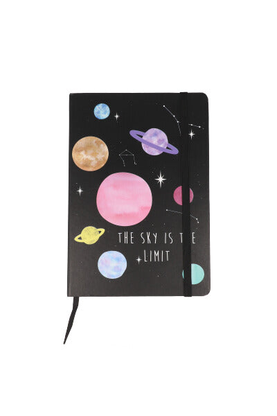 Libreta Planetas Separador NEGRO