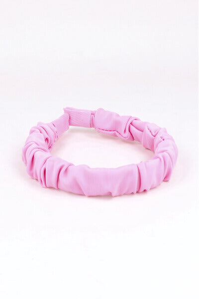 Pleasant fabric headband PINK