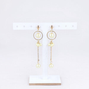 Aretes Circulo Perlas ORO