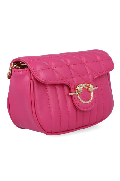 Bolsa midi crossbody capitonada ROSA