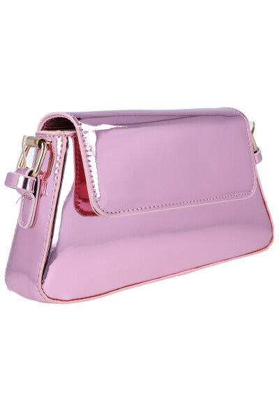 Baguette bag mirror effect PINK