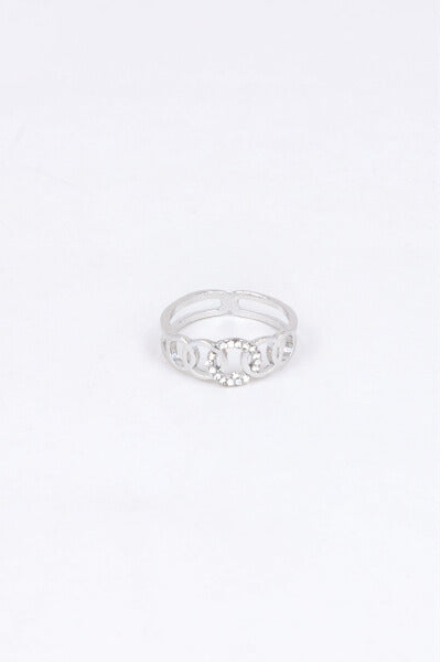 Anillo Multi Circulos PLATA