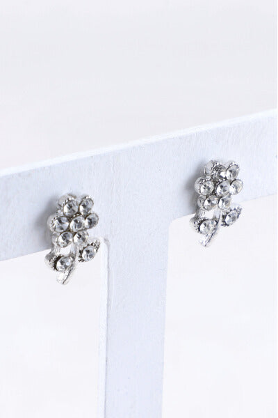 Brillise flower earrings SILVER