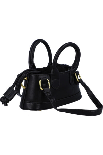 Mini Crossbody Bowling bag BLACK