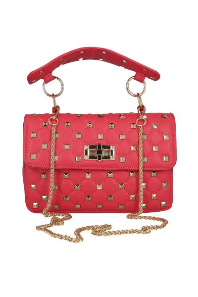 Crossbody Bag Capitonada Esperoles PINK