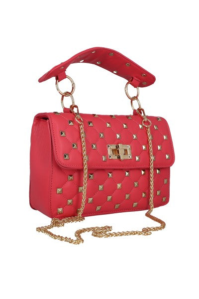 Crossbody Bag Capitonada Esperoles PINK