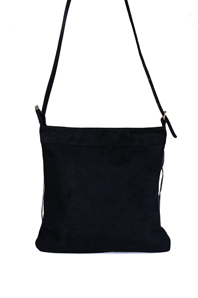 Bolsa Tote Maxi Flecos NEGRO