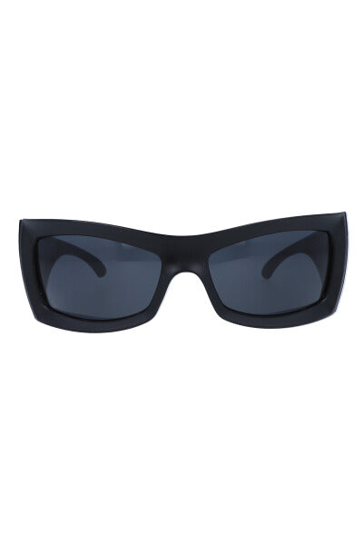 Oversize square lenses BLACK