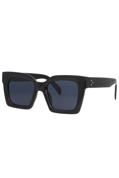 Oversize square lenses BLACK