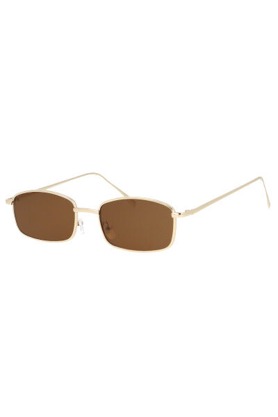 Lentes rectangulares armazon metal CAFE