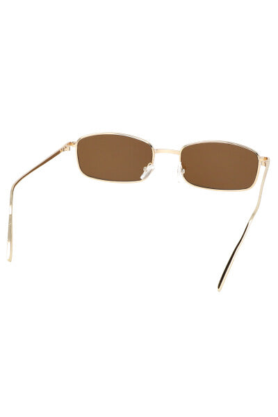 Lentes rectangulares armazon metal CAFE