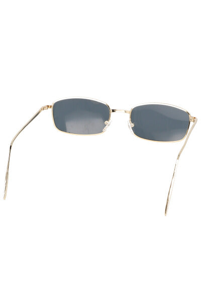 Lentes rectangulares armazon metal NEGRO