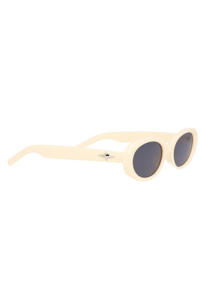 Oval lenses WHITE