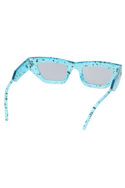 Lentes oversize manchas AZUL