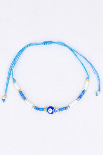 Thin eye bracelet BLUE