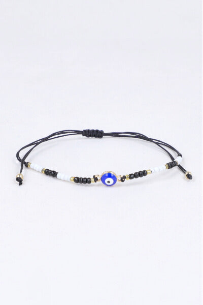 Thin eye bracelet BLACK