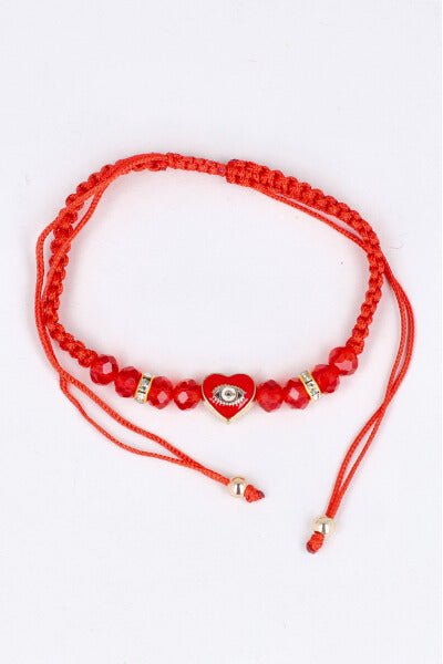 Heard eye bracelet RED