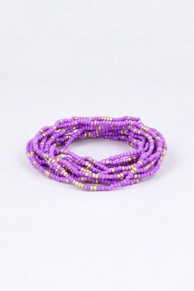 Set chairras bracelets PURPLE