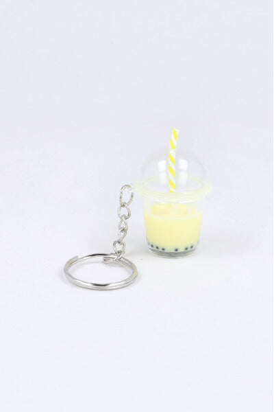 Bubble tea keychain YELLOW