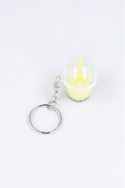 Bubble tea keychain YELLOW