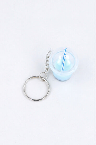 Bubble tea keychain BLUE