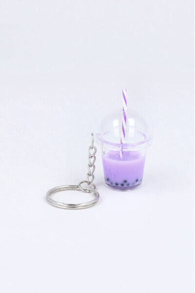 Bubble tea keychain PURPLE