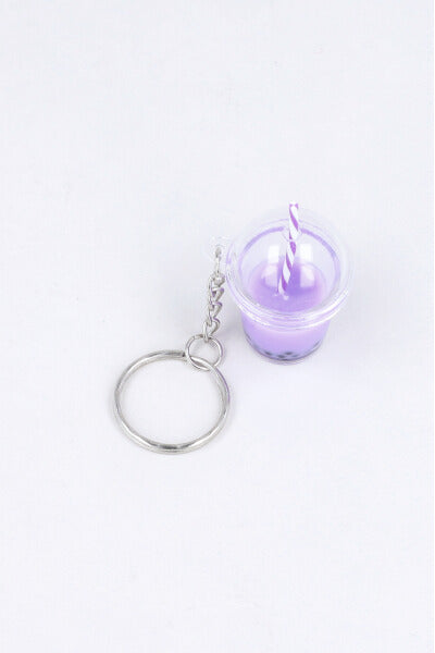 Bubble tea keychain PURPLE