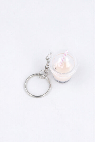 Bubble tea keychain PINK