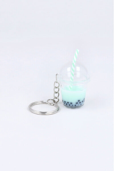 Bubble tea keychain MINT