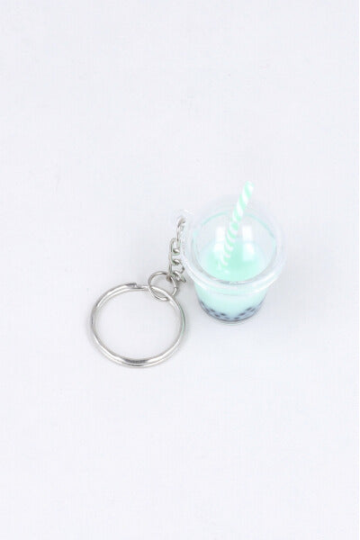 Bubble tea keychain MINT