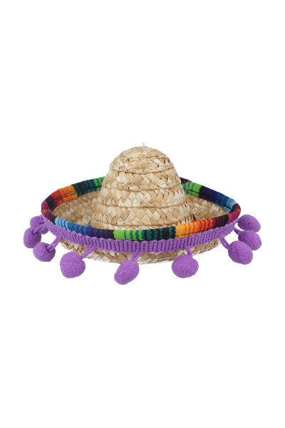 Mexican pet hat PURPLE