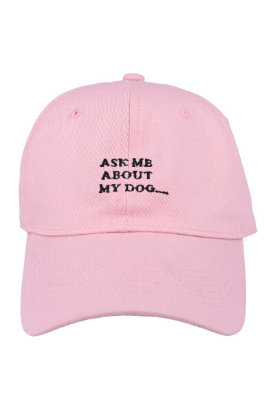 Gorra bordado frase ROSA