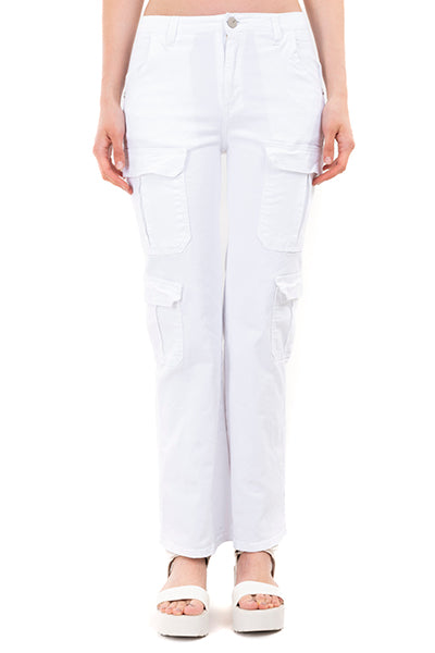 Jeans Straight Position WHITE