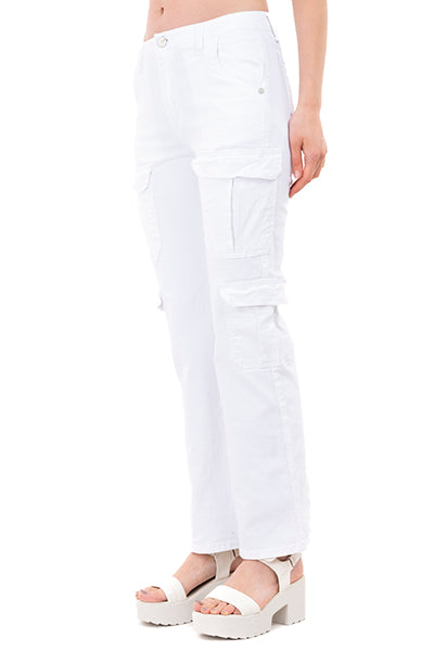 Jeans Straight Position WHITE