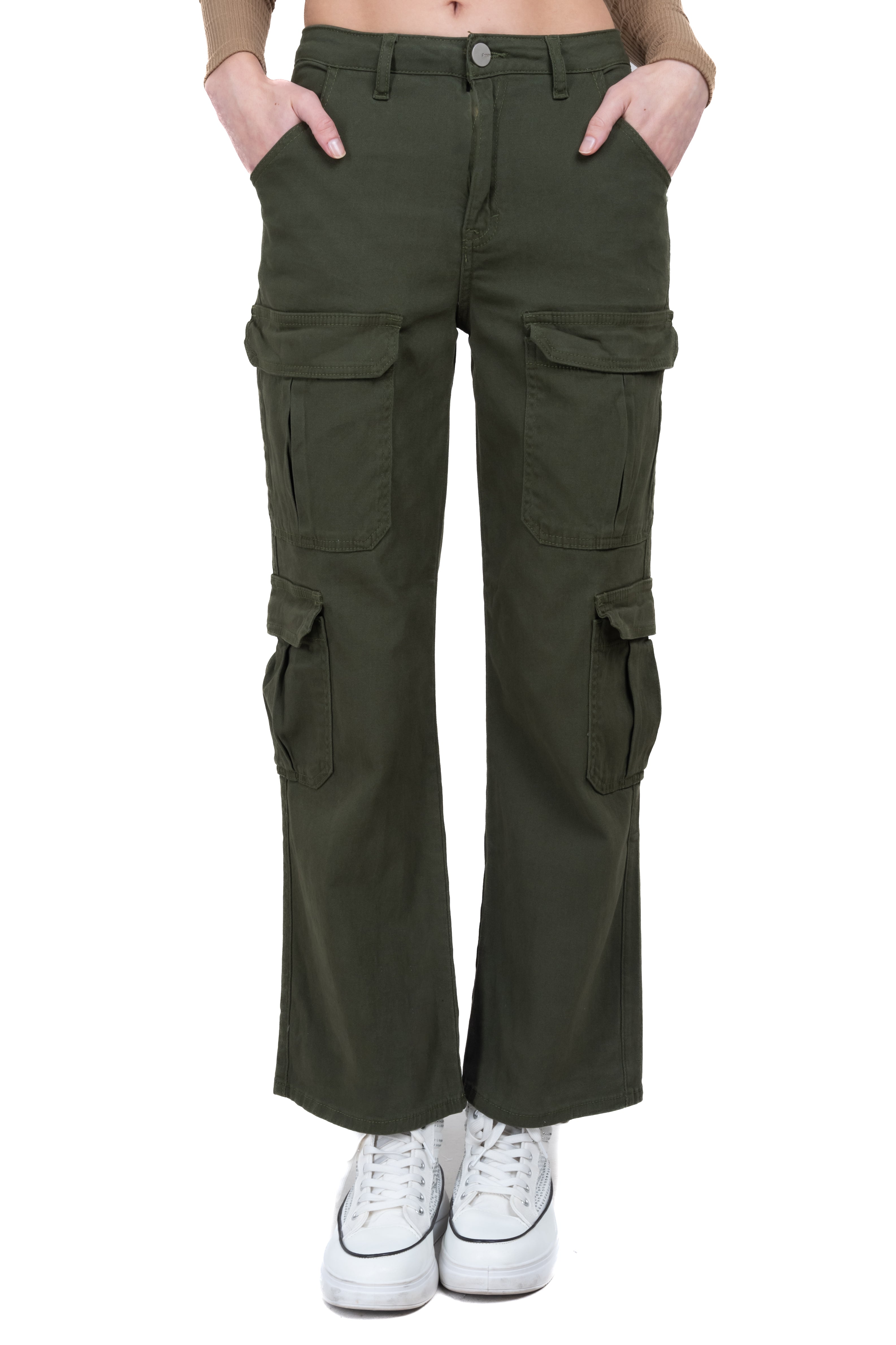 Jeans Straight Position OLIVE