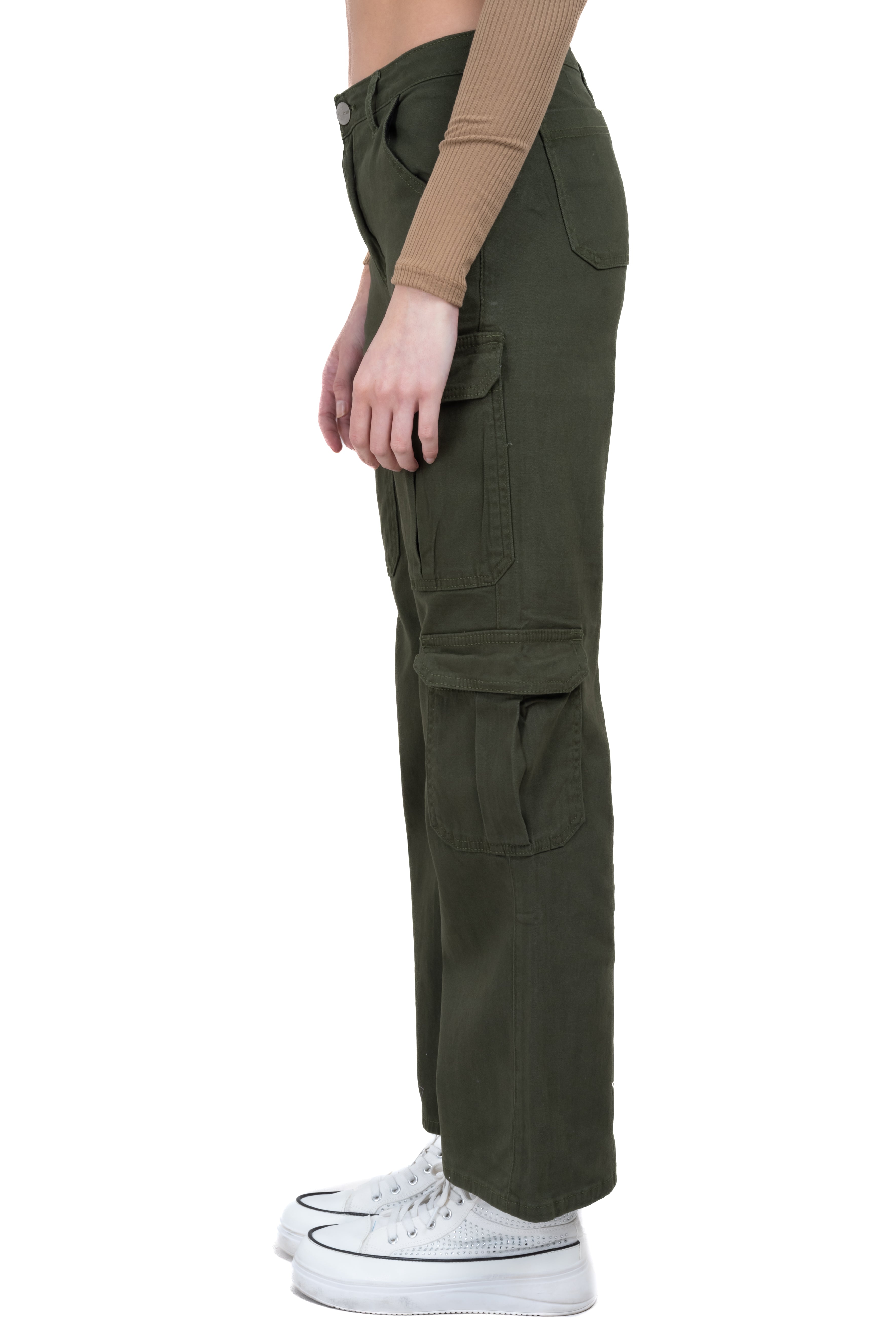 Jeans Straight Position OLIVE