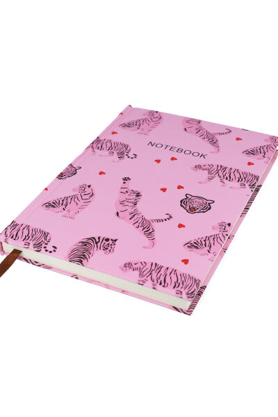 Libreta estampado leopardo ROSA